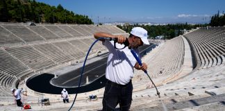 Marmurowy stadion Kallimarmaro odzyskuje dawny blask Kallimarmaro